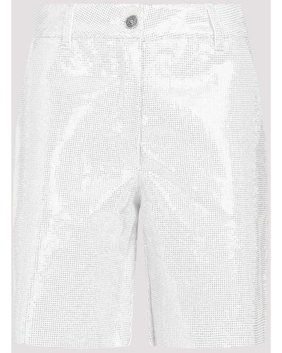 Ermanno Scervino White Cotton Shorts