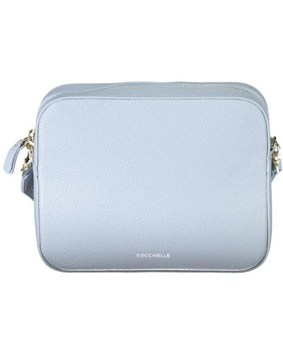 Coccinelle Light Leather Handbag - Blue