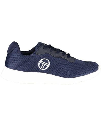 Sergio Tacchini Athletic Trainers With Embroidered Details - Blue