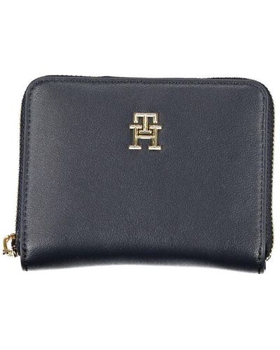 Tommy Hilfiger Elegant Zip Wallet With Multiple Compartments - Blue
