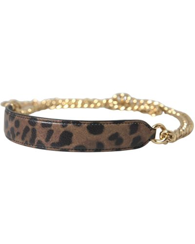 Dolce & Gabbana Leopard Handbag Accessory Shoulder Strap - Multicolour