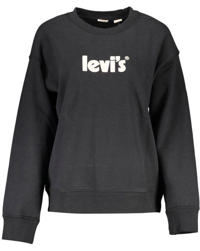 Levi's Black Cotton Sweater