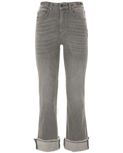 Imperfect Cotton Jeans & Pant - Grey
