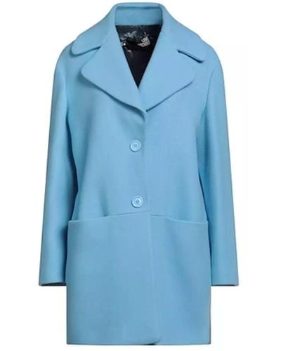 Love Moschino Wool Jackets & Coat - Blue