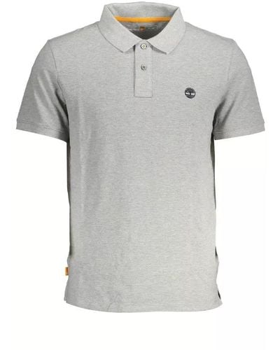 Timberland Cotton Polo Shirt - Grey