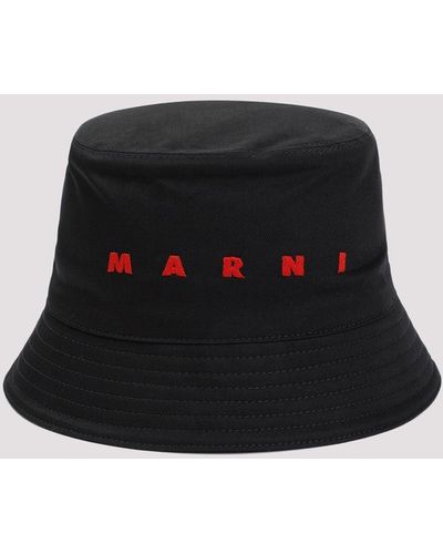 Marni Arni Bucket Hat - Black