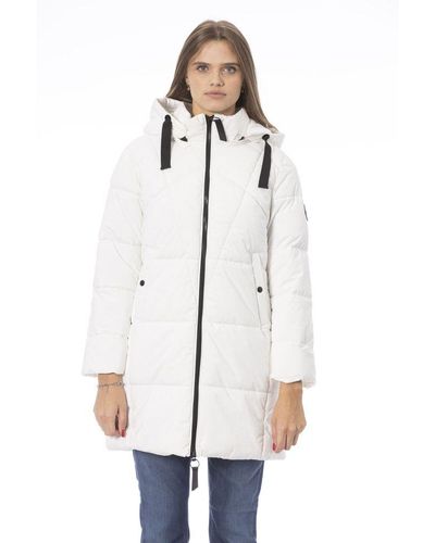 Baldinini White Polyester Jackets & Coat