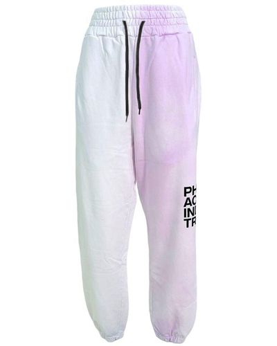 Pharmacy Industry Pink Cotton Jeans & Pant - Purple