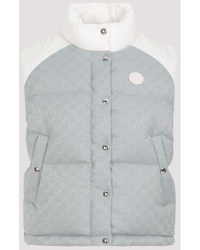 Gucci Light Blue Cotton Vest - Grey