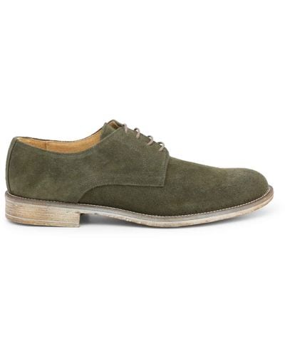 DUCA DI MORRONE Suede Leather Lace Up Shoes - Green