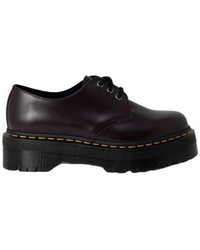 Dr. Martens Leather Slip On Shoes - Multicolour
