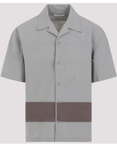 Craig Green Grey Cotton Barrel Shirt