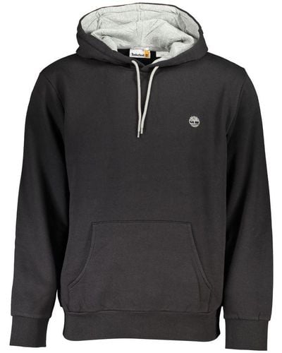 Timberland Sleek Hooded Fleece Sweatshirt - Black