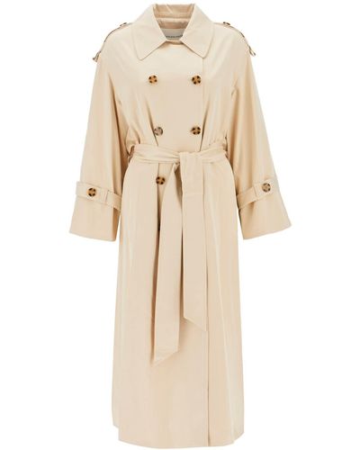 By Malene Birger 'alanis' Double Breasted Trench Coat - Natural