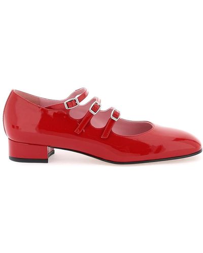 CAREL PARIS Patent Leather Mary Jane - Red