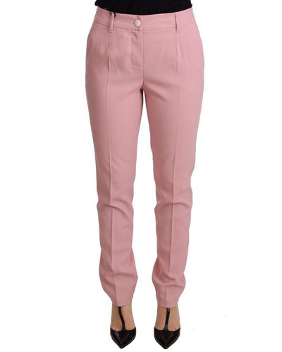 Dolce & Gabbana Elegant Tapered Wool Trousers