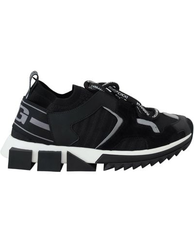 Dolce & Gabbana Sorrento Trekking Sneakers - Black