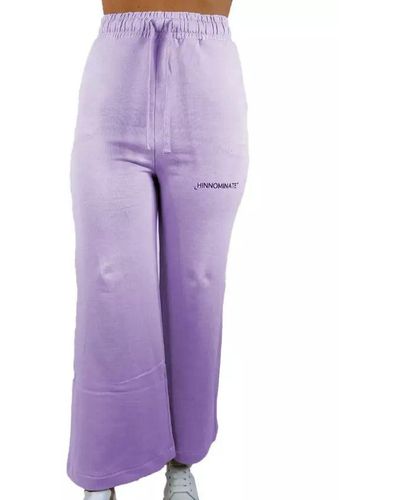 hinnominate Purple Cotton Jeans & Pant