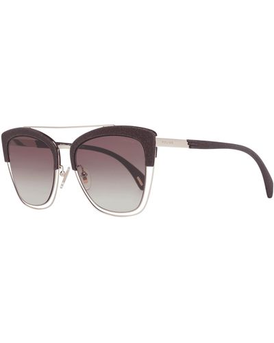 Police Spl618 Gradient Butterfly Sunglasses - Brown