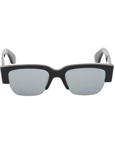 Alexander McQueen Sunglasses With Graffiti Logo - Black