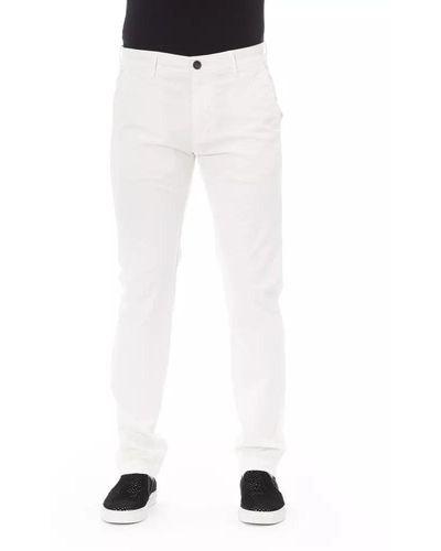 Baldinini White Cotton Jeans & Pant