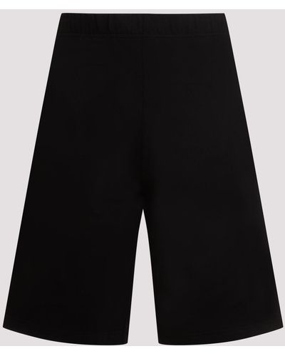 KENZO Black Cotton Varsity Shorts