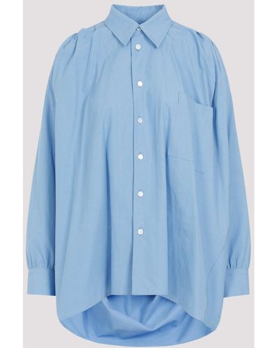 Bottega Veneta Light Blue Cotton Shirt