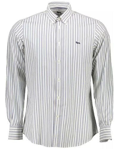 Harmont & Blaine White Cotton Shirt - Multicolour
