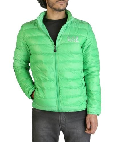 EA7 Green Quilted Jacket