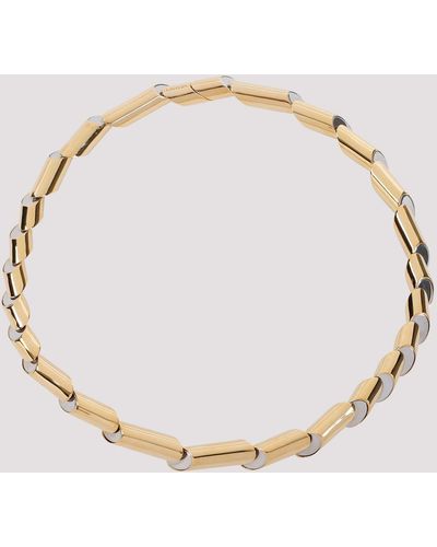 Lanvin Gold Brass Necklace - Metallic
