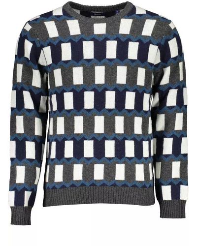 GANT Blue Wool Sweater - Black
