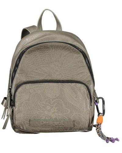 Desigual Polyethylene Backpack - Grey