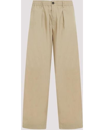 Universal Works Sand Oxford Recycled Polyester Trousers - Natural
