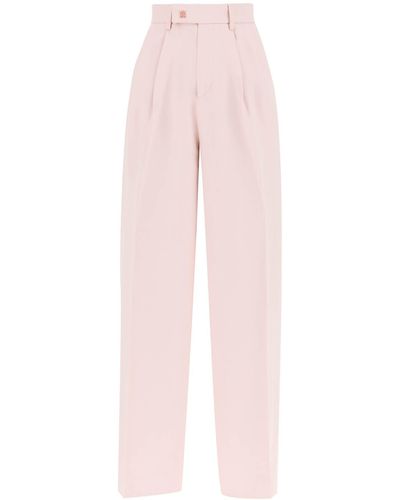 Amiri Pants With Wide Leg And Pleats - Pink