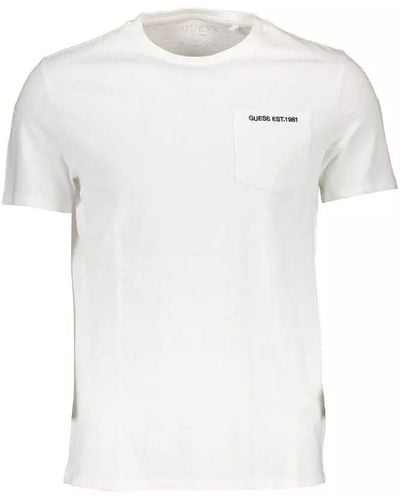 Guess White Cotton T