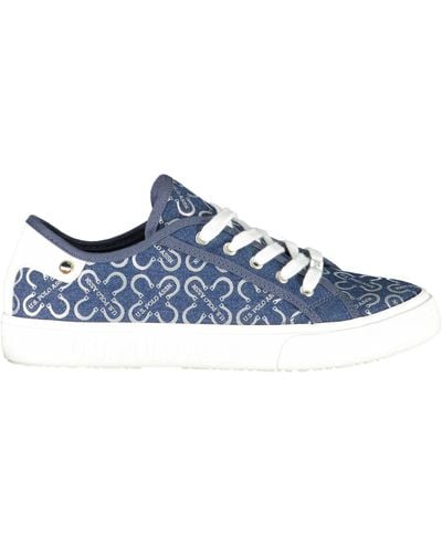 U.S. POLO ASSN. Chic Lace-Up Sports Sneakers - Blue