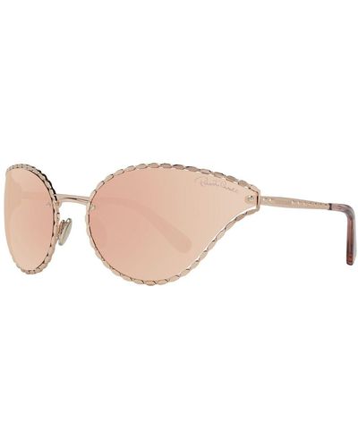 Roberto Cavalli Rose Gold Sunglasses - White