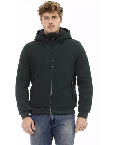 Baldinini Green Polyester Jacket - Black