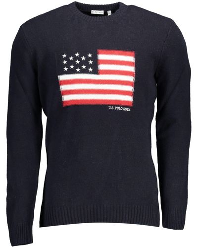 U.S. POLO ASSN. Wool Sweater - Blue