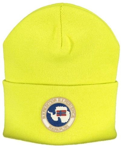 Napapijri Acrylic Hats & Cap - Yellow