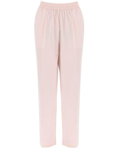 Skall Studio Organic Cotton Edgar Trousers In Italian - Pink