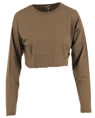 hinnominate Brown Cotton Tops & T - Green