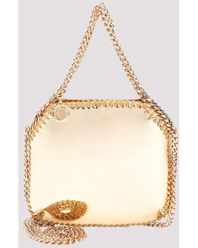 Stella McCartney Gold Polyurethane Mini Handbag - Natural