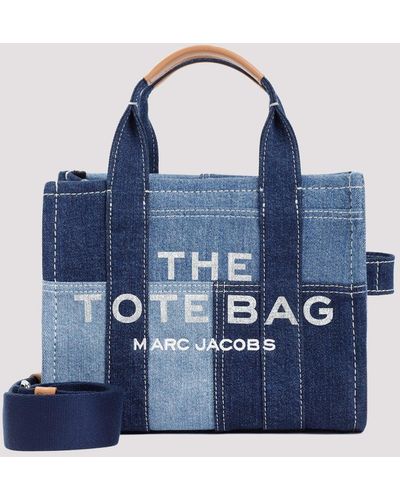 Marc Jacobs The Small Tote In Blue Denim