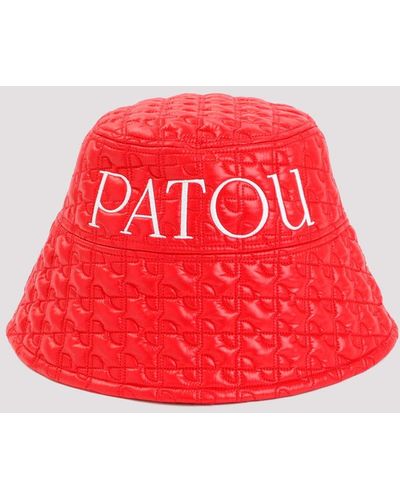 Patou Red Ski Slope Bucket Hat