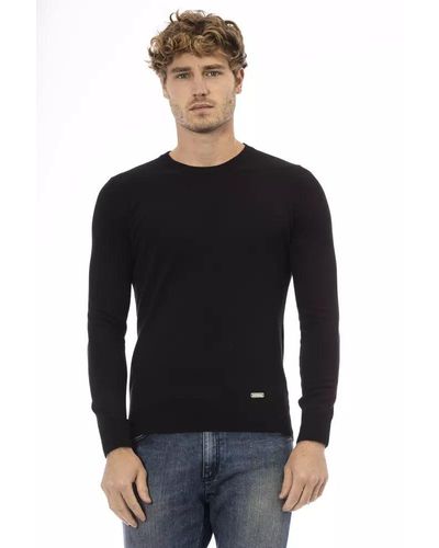 Baldinini Black Wool Sweater