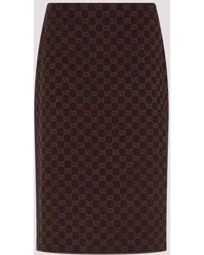 Gucci Dark Brown Skirt
