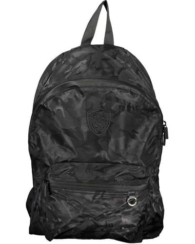 Blauer Sleek Urban Backpack With Laptop Sleeve - Black