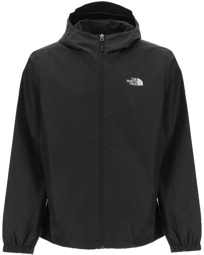 The North Face Windbreaker Jacket For Outdoor Activities - Black