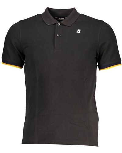K-Way Cotton Polo Shirt - Black
